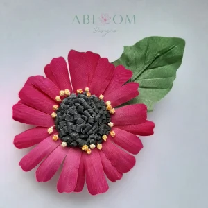 Daisy- Fuchsia Silk